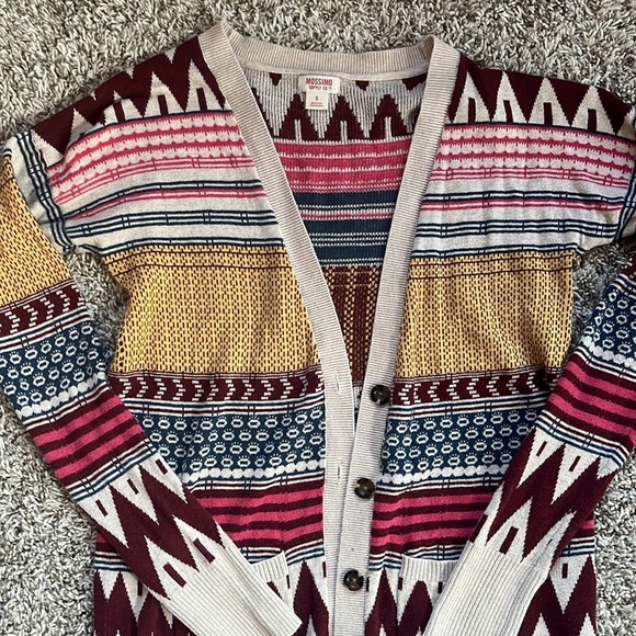 Missimo Aztec Colorful Caridgan size small - Picture 4 of 5